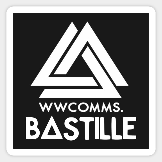 WWCOMMS. BASTILLE Sticker by bertotohoover